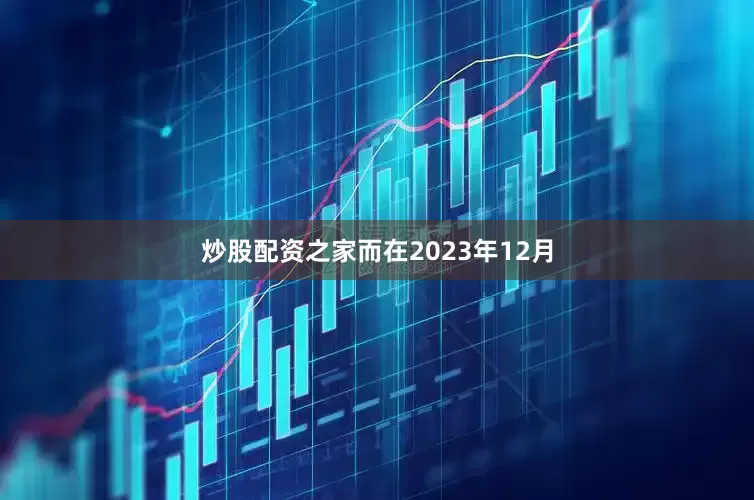 炒股配资之家而在2023年12月