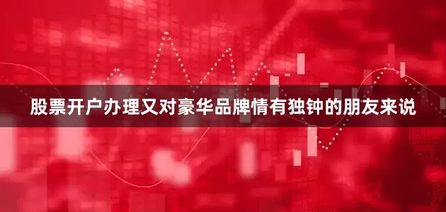 股票开户办理又对豪华品牌情有独钟的朋友来说